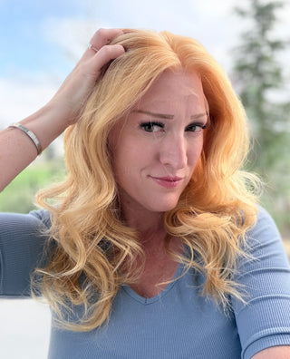 Juliette | Soft Strawberry Golden Blonde | Remy Human Hairs | (Pre Order)