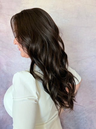 The Jasmine | Deep Brunette | Remy Human Hair (Various Ready to Ship Lengths)