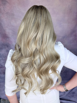 The Estelle | Luminous Neutral Pearl Blonde | Remy Human Hair Wig (Pre-Order)