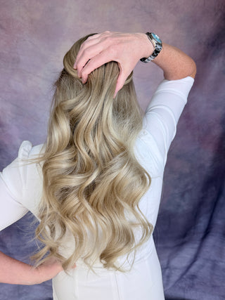 The Estelle |  Luminous Neutral Blonde | Remy Human Hair | 15" Medium