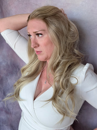 The Estelle | Luminous Neutral Pearl Blonde | Remy Human Hair Wig (Pre-Order)
