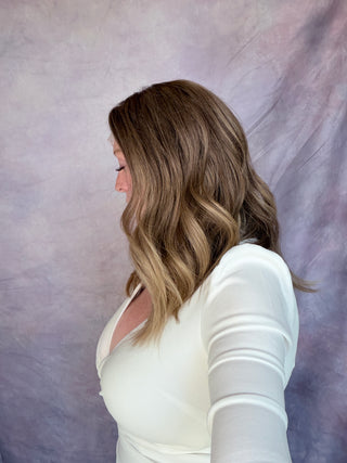 The Sienna | Dimensional Beige Bronde | Remy Human Hair Wig Pre Order)