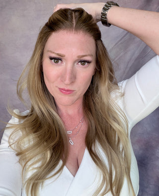 The Vivienne |  Dimensional Pearl Champagne Blonde | Remy Human Hair | Ready to Ship Lengths