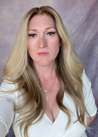 The Vivienne |  Dimensional Pearl Champagne Blonde | Remy Human Hair | Ready to Ship Lengths