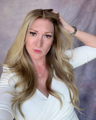 The Vivienne |  Dimensional Pearl Champagne Blonde | Remy Human Hair | Ready to Ship Lengths