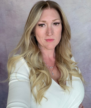 The Camille |  Dimensional Champagne Blonde Taupe Root | Remy Human Hair (Ready to Ship Lengths)