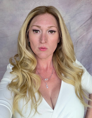 The Corinne |  Dimensional Rooted Beige  Blonde | Remy Human Hair (Various Ready to Ship Lengths)