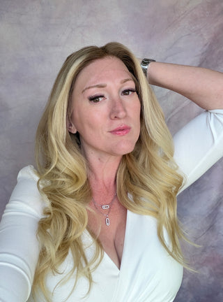 The Corinne |  Dimensional Rooted Beige  Blonde | Remy Human Hair (Various Ready to Ship Lengths)