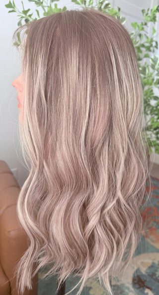 The Celeste | 22” Light Rooted Blonde | Remy Human Hair
