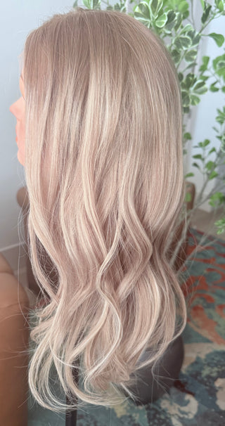 The Aspen | 21" Warm Bronde with Money Pieces | Remy Human Hair