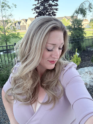The_Genevieve_champagne_blonde_Remy_human_hair_wig_side_view