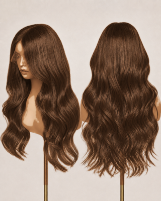 The Vera | Soft Auburn Brunette | Remy Human Hair Wig (Pre-Order)