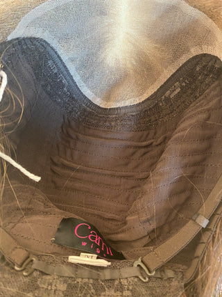 Inside of lace front closed wefted cap