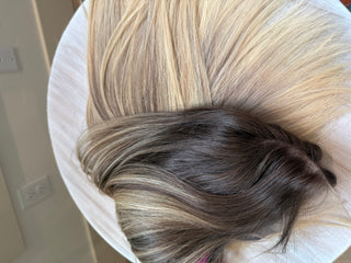 long ombre blonde wig