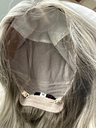 luxe comfort cap partial hand tied medical wig
