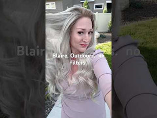 The Blaire | 30” Cool Pearl Blonde | Remy Human Hair
