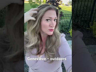 The Genevieve |  Dimensional Beige Champagne Blonde | Remy Human Hair
