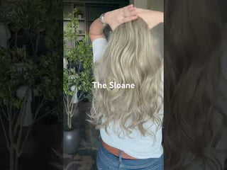 The Sloane | 24" Rooted Dimensional Ash Blonde | Remy Human Hair
